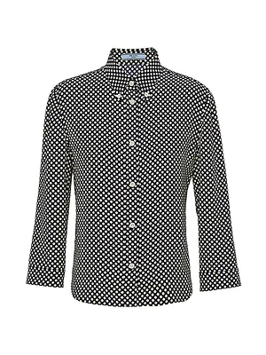 Marocain Polka Dot Shirt