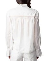 Tricia Cotton Frill Blouse