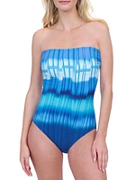 Gold Hour Bandeau One-Piece Swimsuit
