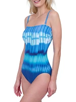 Gold Hour Bandeau One-Piece Swimsuit