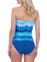 Gold Hour Bandeau One-Piece Swimsuit
