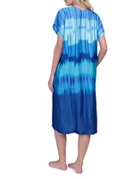 Gold Hour V-Neck Ombre Cover-Up Dress