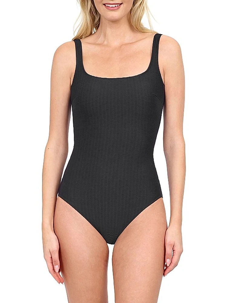 Harbourside Squareneck One-Piece Swimsuit
