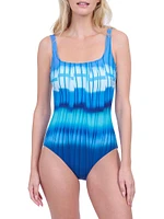 Gold Hour Squareneck One-Piece Swimsuit