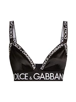 Logo Tape Triangle Bra