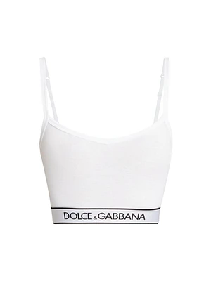 Logo Tape Cotton Crop Cami