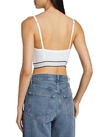 Logo Tape Cotton Crop Cami