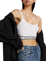 Logo Tape Cotton Crop Cami