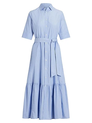 Cotton Poplin Shirtdress