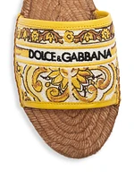 Maillorica Printed Espadrille-Style Sandals