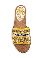 Maillorica Printed Espadrille-Style Sandals