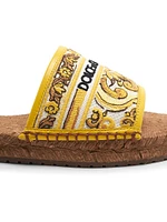 Maillorica Printed Espadrille-Style Sandals