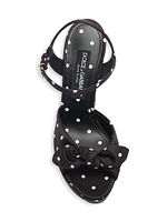 Kira 135MM Polka Dot Platform Sandals