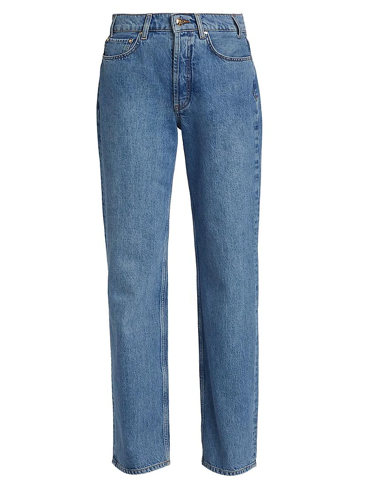 Gavin High-Rise Straight-Leg Jeans