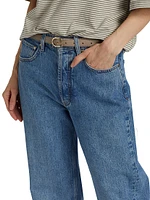 Gavin High-Rise Straight-Leg Jeans