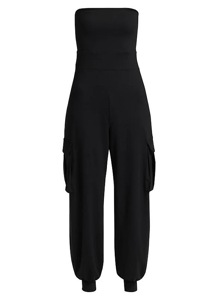 Tube Cargo Strapless Jumpsuit