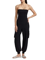 Tube Cargo Strapless Jumpsuit