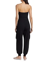 Tube Cargo Strapless Jumpsuit