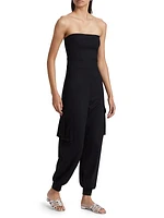 Tube Cargo Strapless Jumpsuit