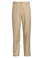 Cotton-Silk Relaxed Pants