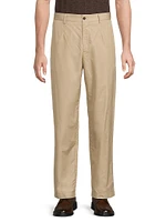 Cotton-Silk Relaxed Pants