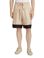 Silk Drawstring Shorts