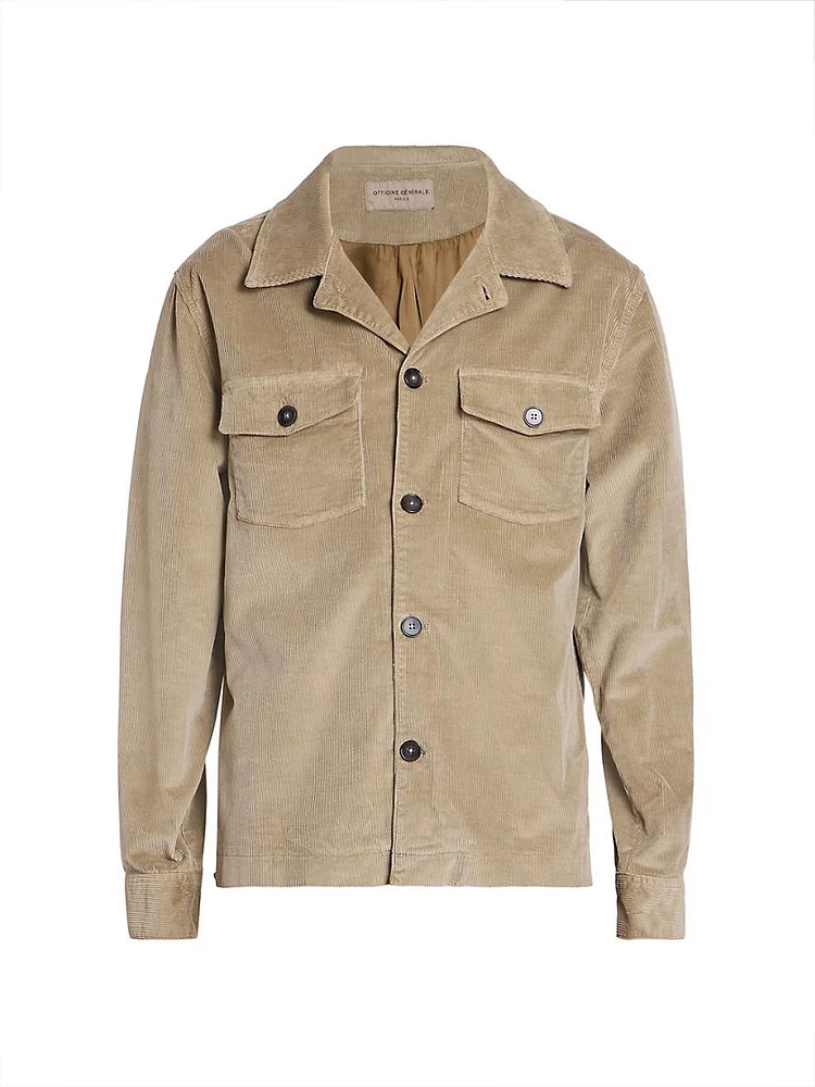 Aylan Cotton Corduroy Overshirt