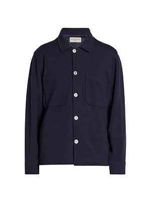 Harrison Jersey Cotton Wool Overshirt