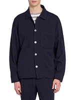 Harrison Jersey Cotton Wool Overshirt