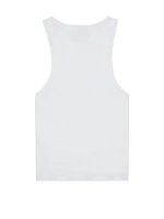 Henley Tank Top Cotton Poplin