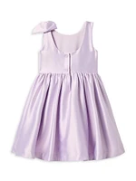 Little Girl's & Satin A-Line Dress