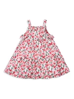 Baby Girl's Floral Dress & Bloomers Set