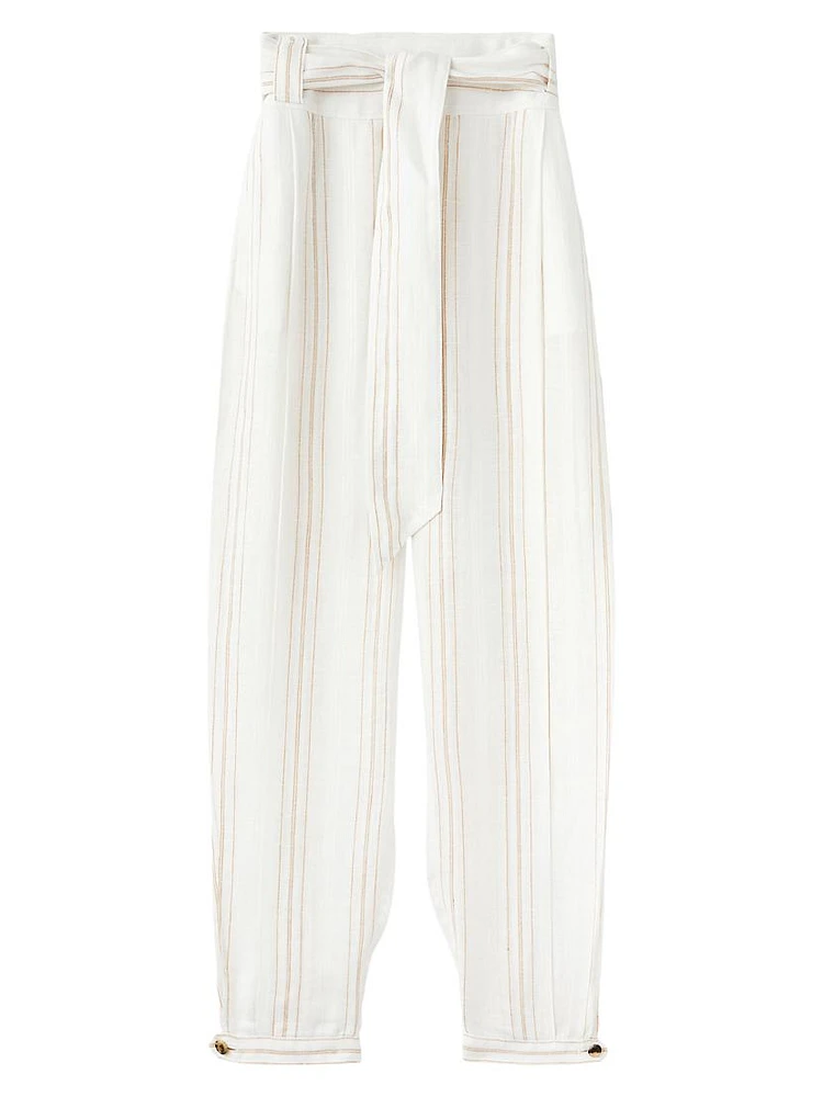 Gustel Stripe Linen Pants