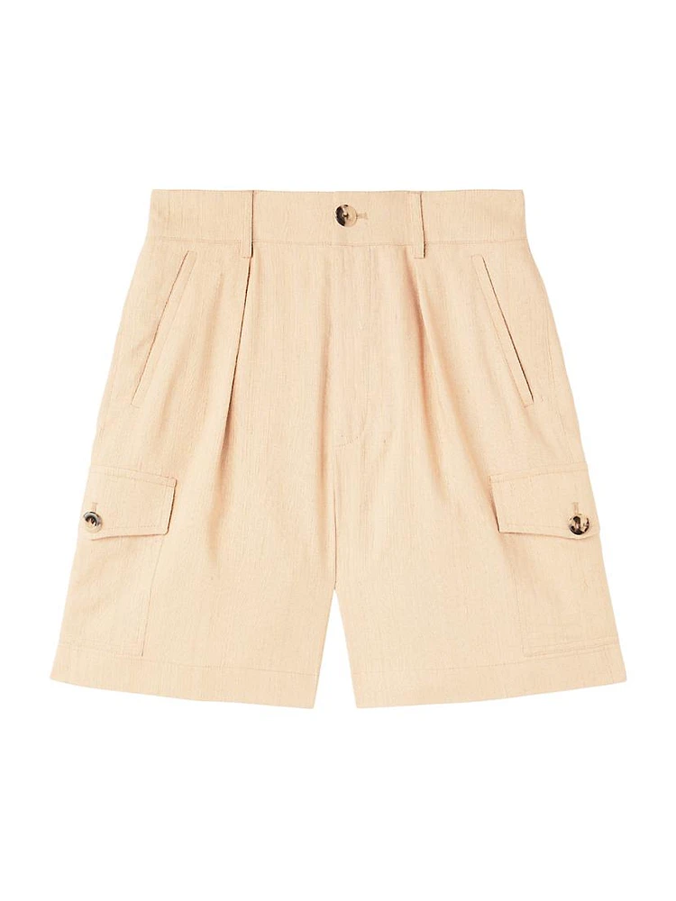 Eleazar Silk Bermuda Shorts