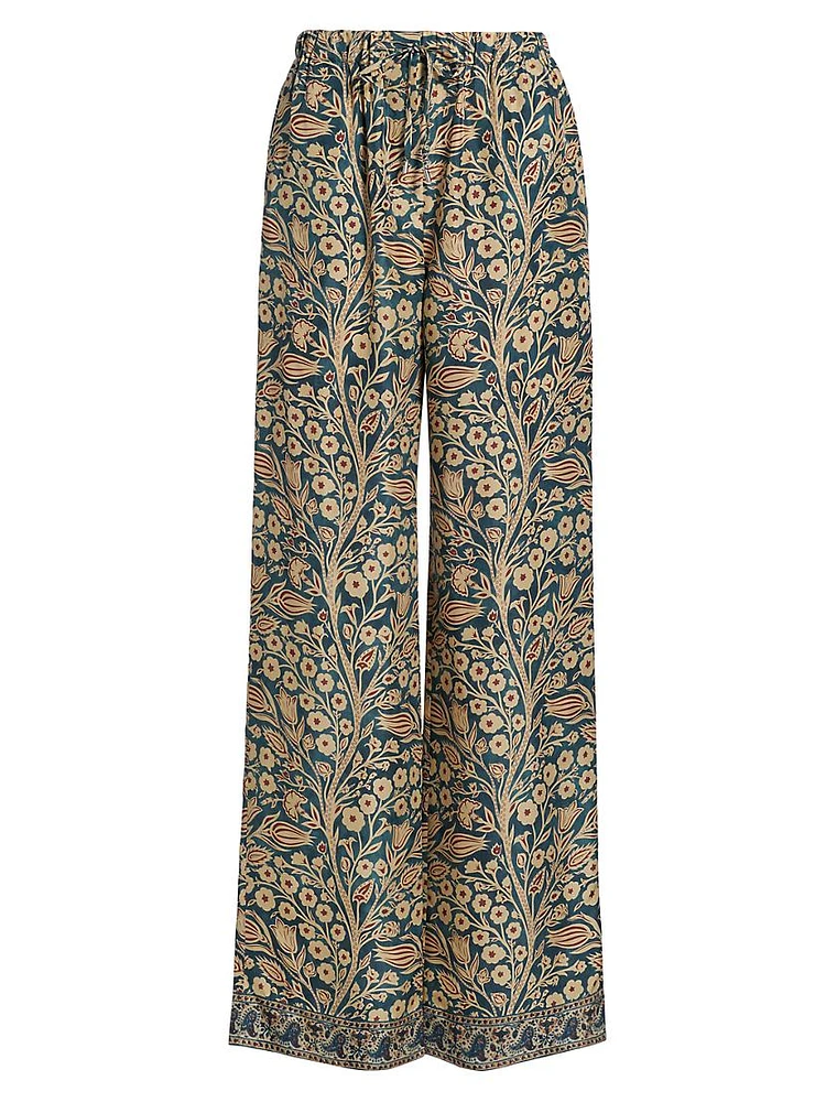 Helios Silk Tree Of Life Trousers