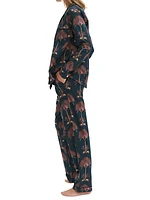 Ravenala Palm Long 2-Piece Pajama Set