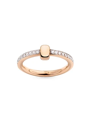 Together 18K Rose Gold & 0.5 TCW Diamond Ring