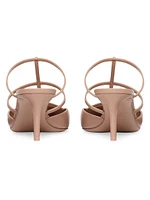 Rockstud Wispy Calfskin Mules 60MM