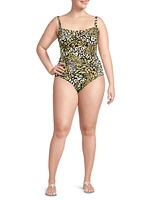 Plus Afeni One-Piece Swimsuit