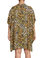 Plus Afeni Oversized Button-Front Shirt