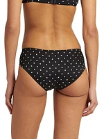 Polka Dot Silk-Blend Hipster Brief