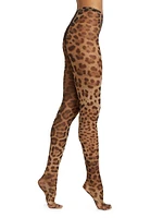 Leopard Print Tights