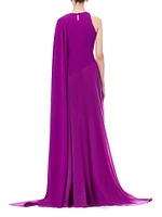 Kaftan Crêpe Chiffon Gown