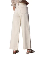 Sofia Stretch Wide-Leg Jeans