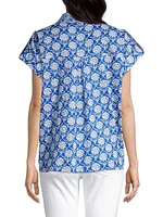 Netherlands Floral Cotton Shirt