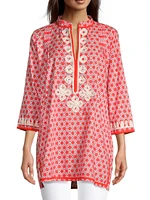 Tokyo Embroidered Cotton Tunic