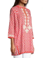 Tokyo Embroidered Cotton Tunic