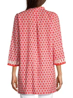 Tokyo Embroidered Cotton Tunic