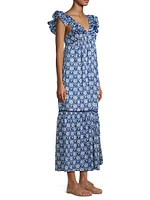 Jasmin Paisley Cotton Maxi Dress