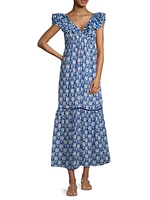 Jasmin Paisley Cotton Maxi Dress